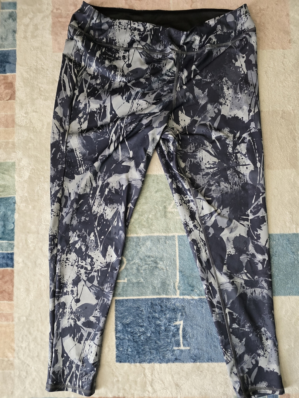 Everlast Gray Abstract Print Leggings